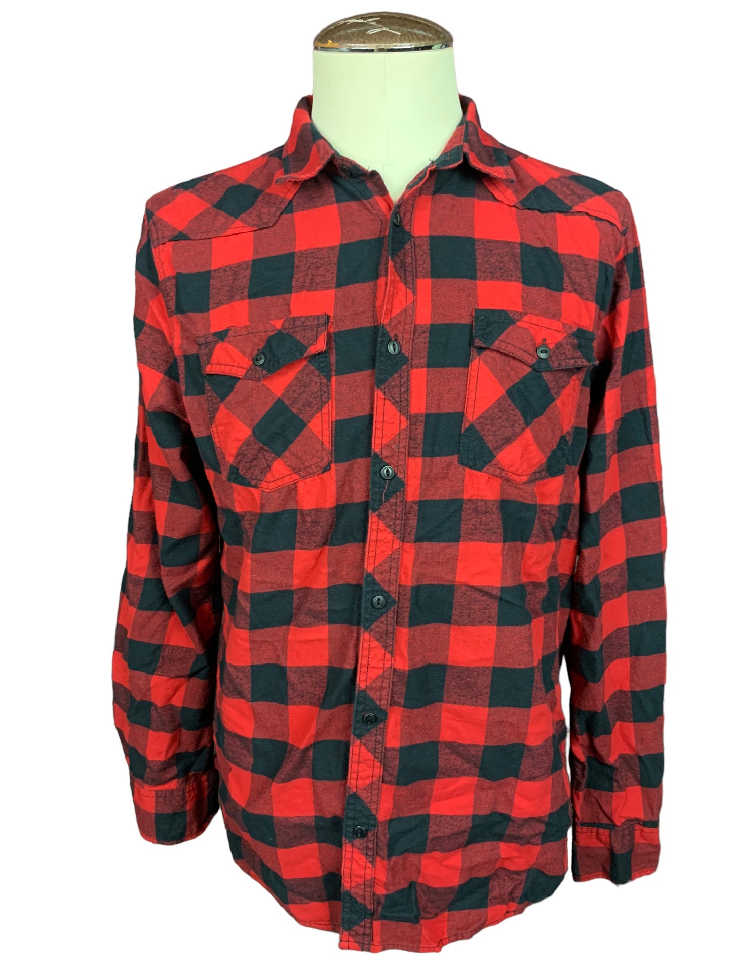Steven Rhodes Cthulhu Flannel Shirt Custom Rework XL