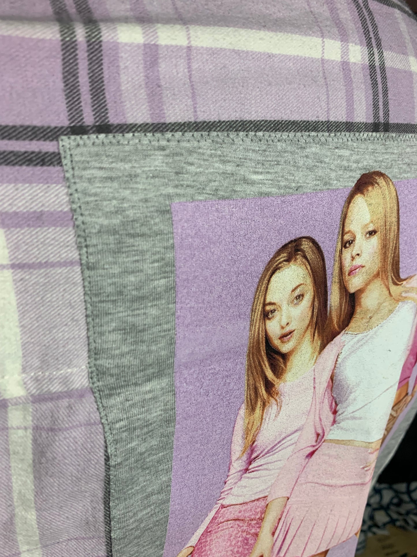 Mean Girls Flannel Shirt Custom Rework L
