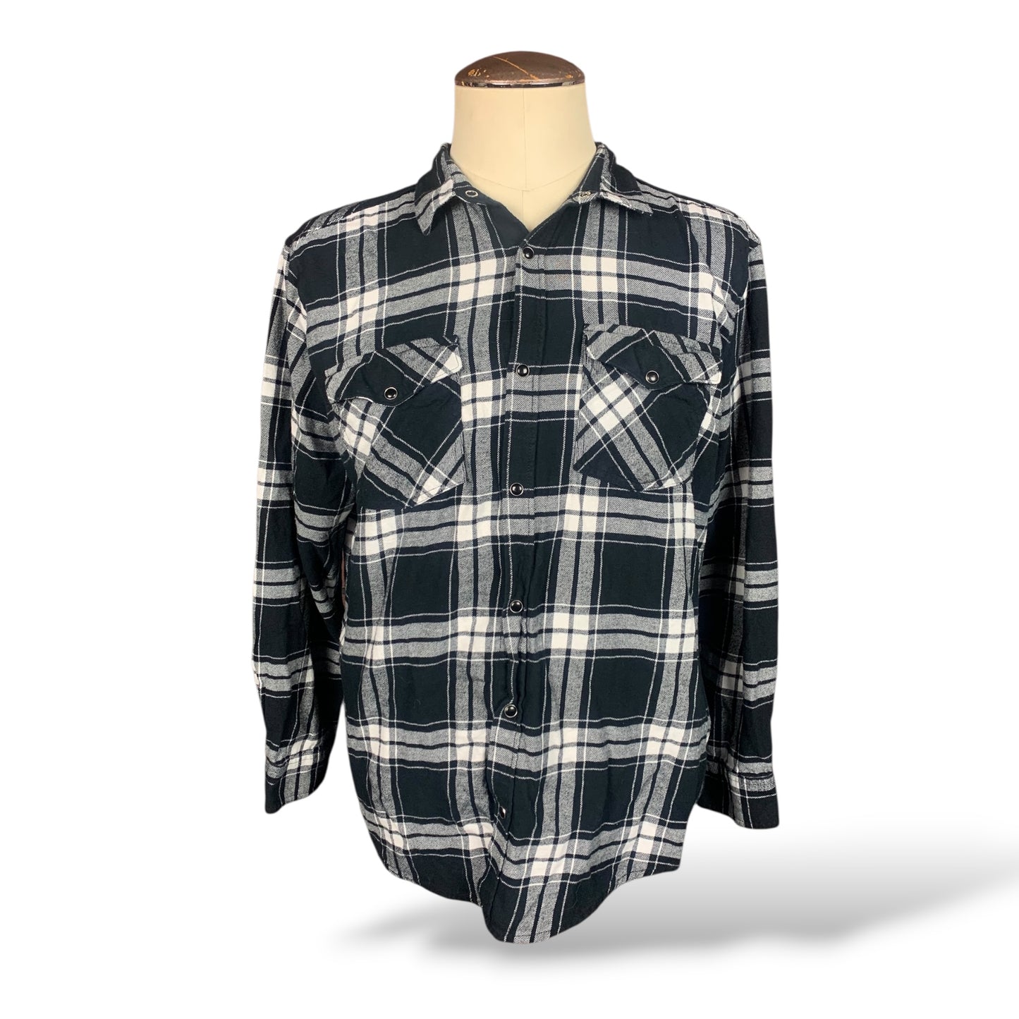 Ghostface Flannel Shirt Custom Rework Size XL