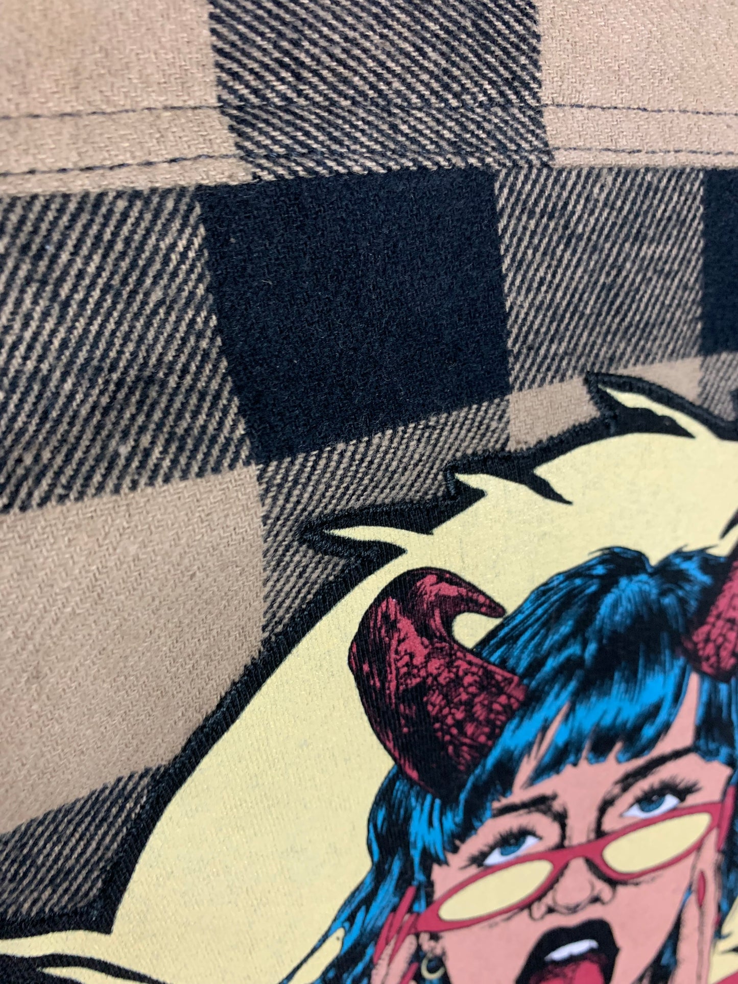 JJ Wilde Flannel Shirt Custom Rework XL