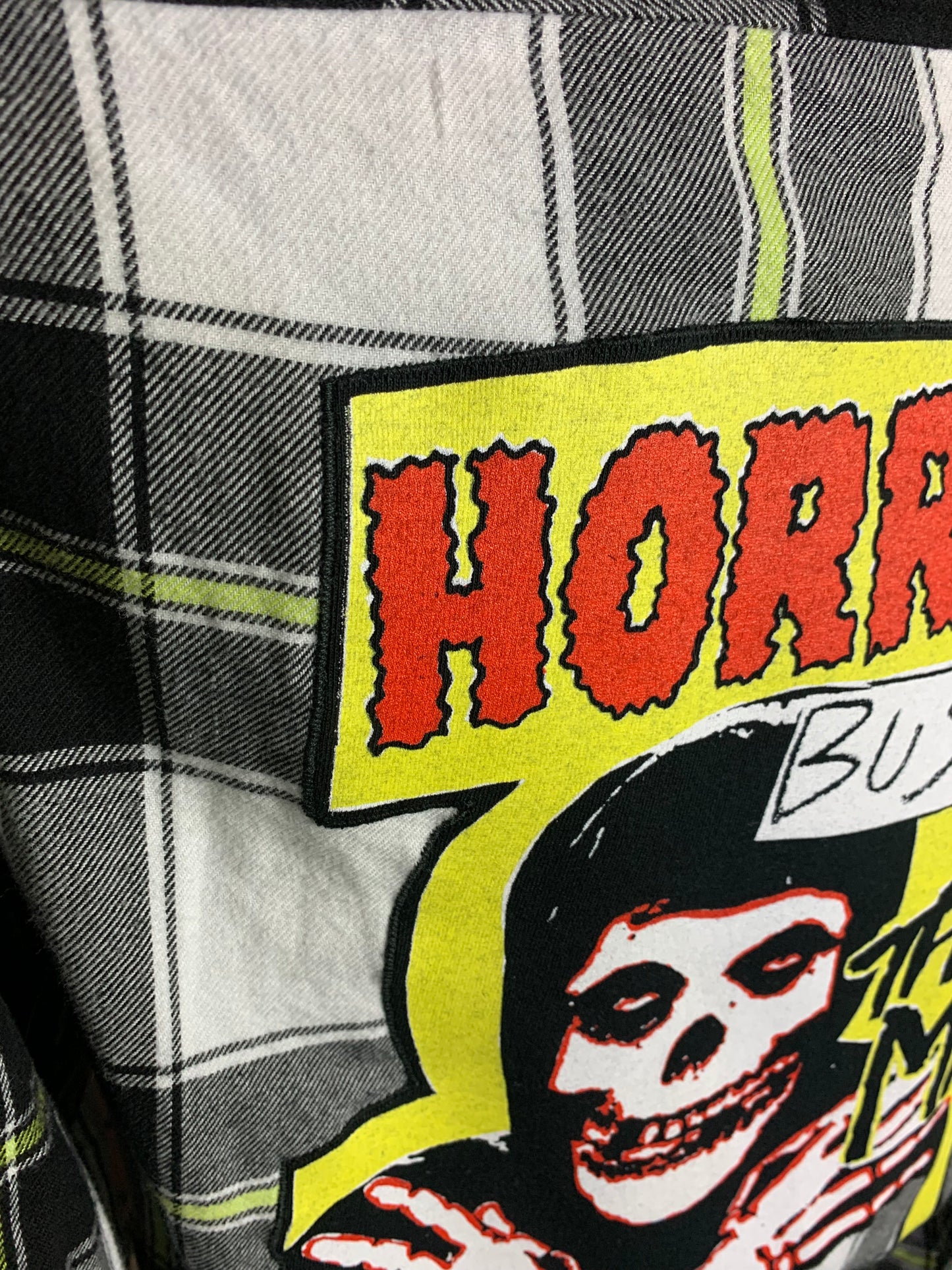 The Misfits Flannel Shirt Custom Rework XL