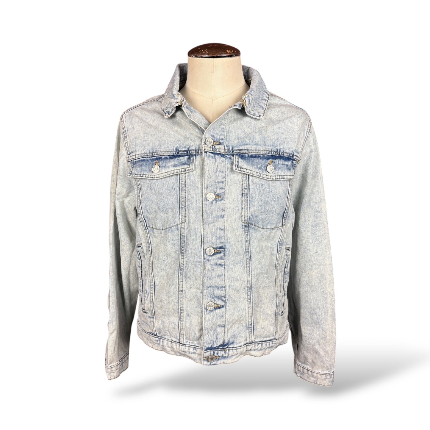 Slayer Denim Jean Jacket Custom Rework Large