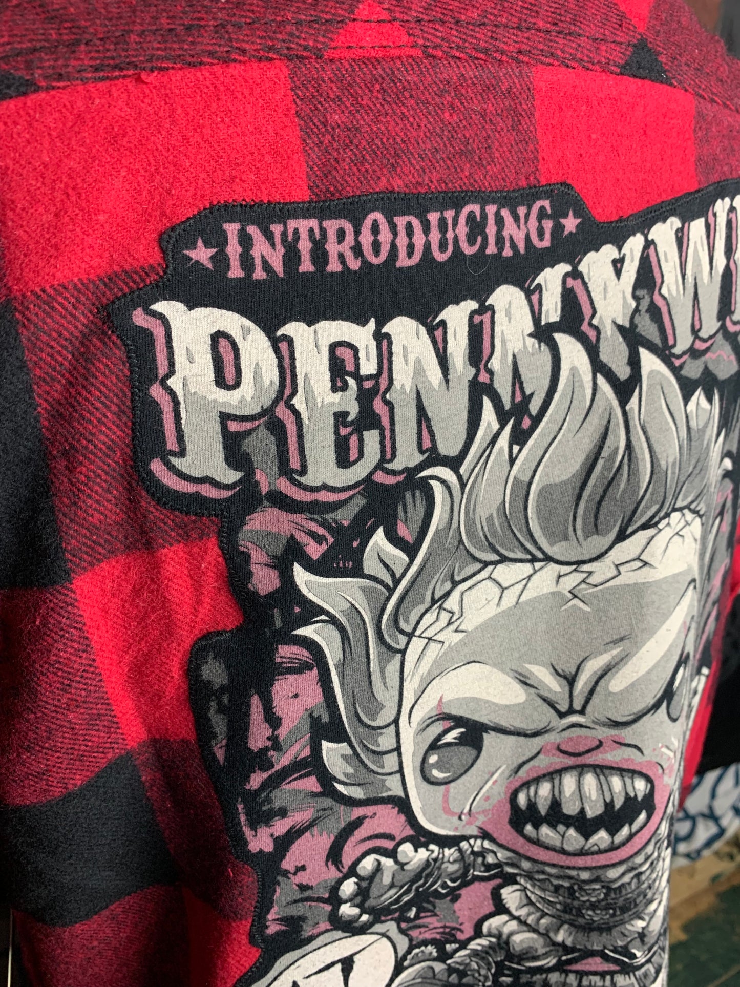 Pennywise Horror Flannel Custom Rework M