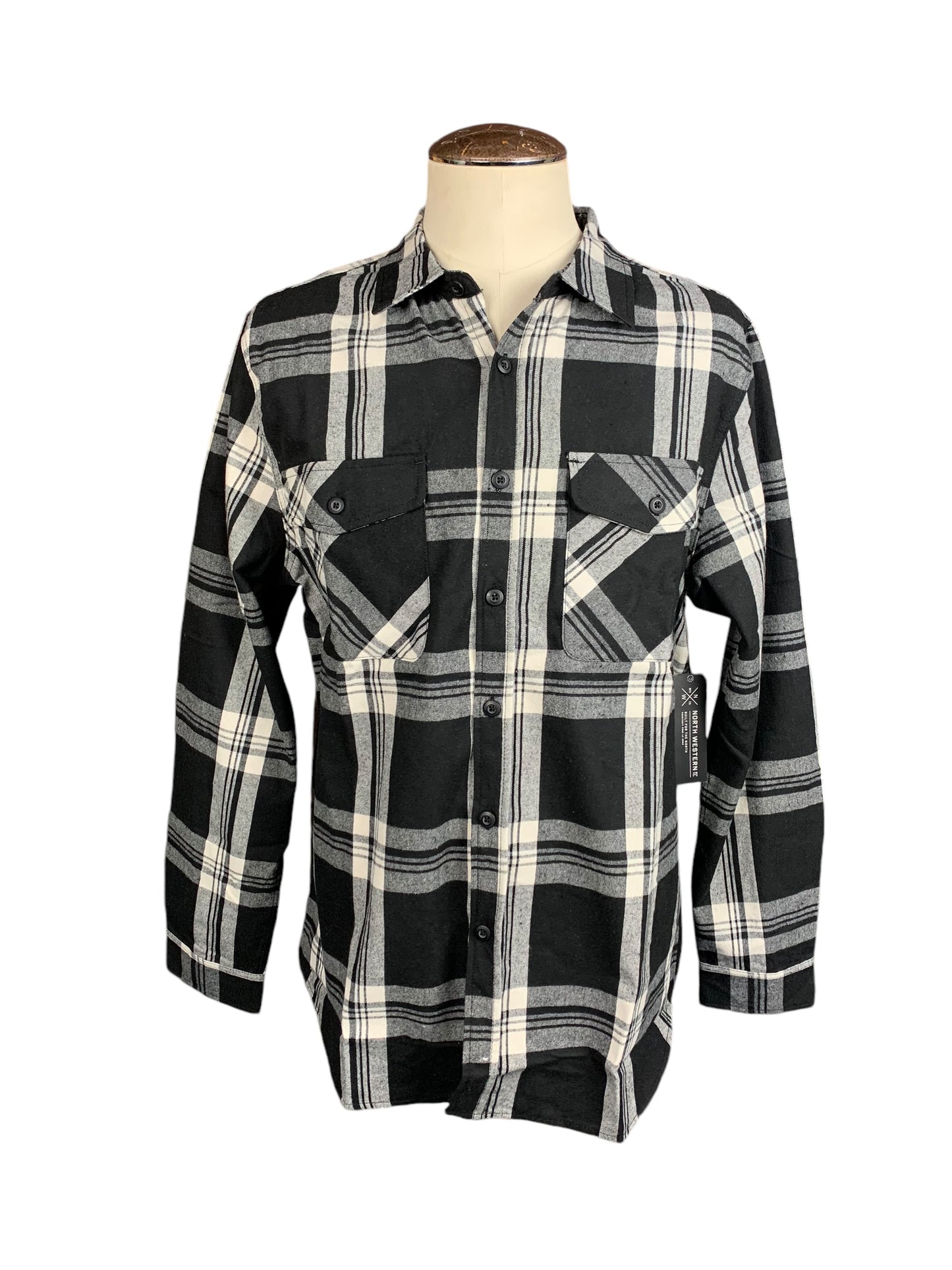Black Craft Cult Nevermore Flannel Shirt Custom Rework XL