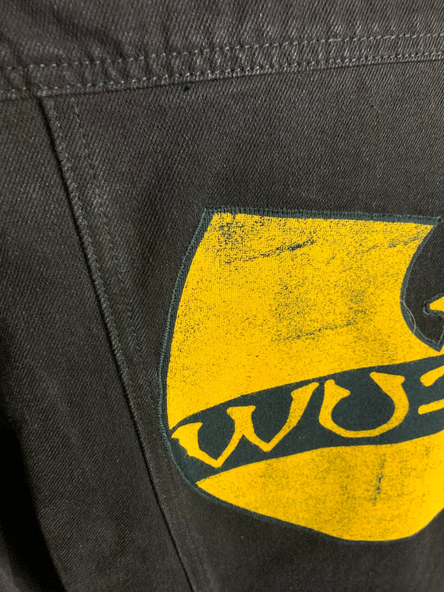 Wu Tang Clan Jean Jacket Custom Rework XXL