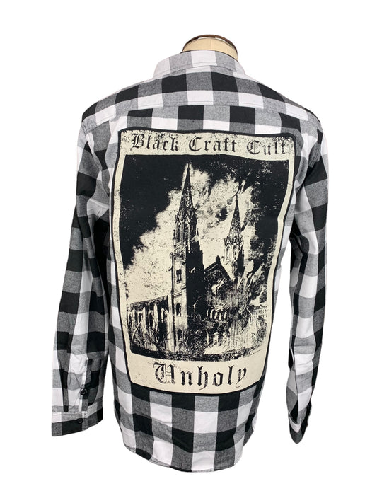 Blackcraft Cult Flannel Shirt Custom Rework XL
