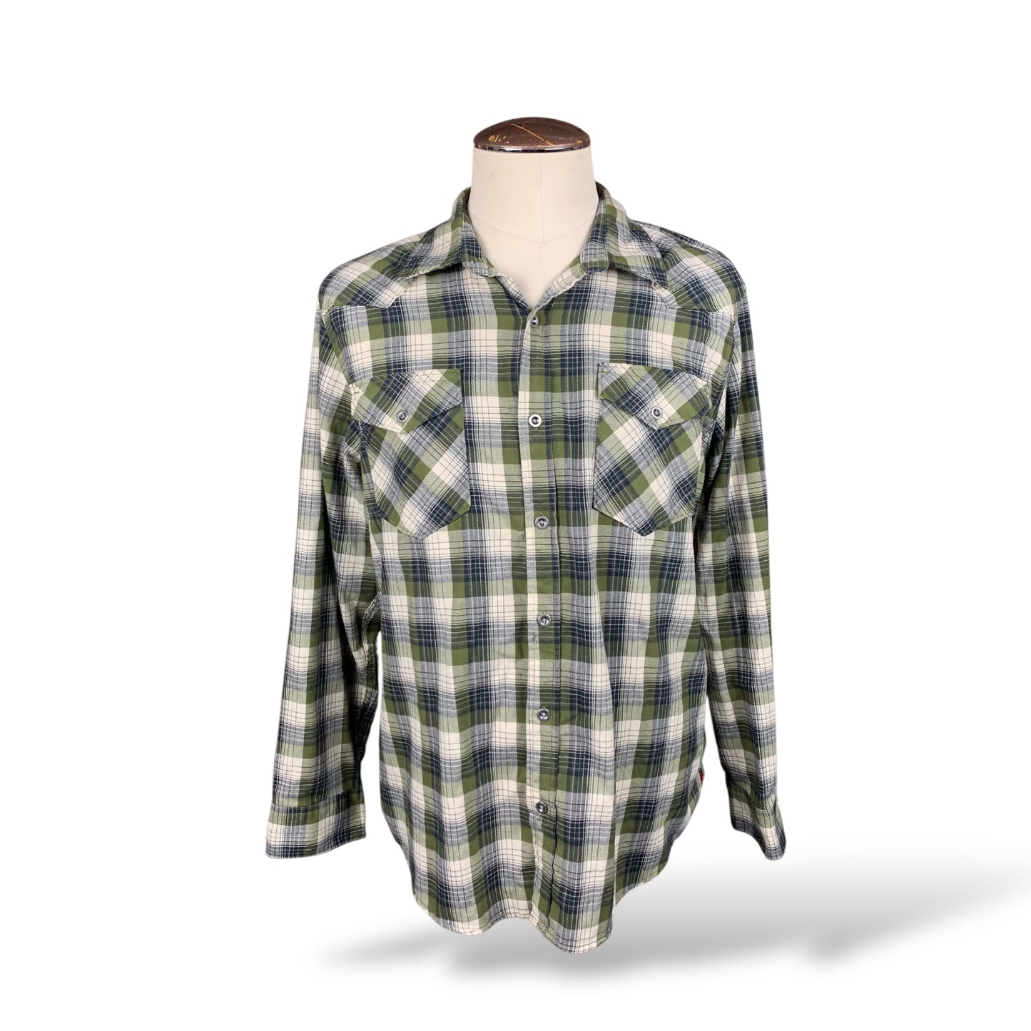 Escape the Fate Button Down Shirt Custom Rework XL