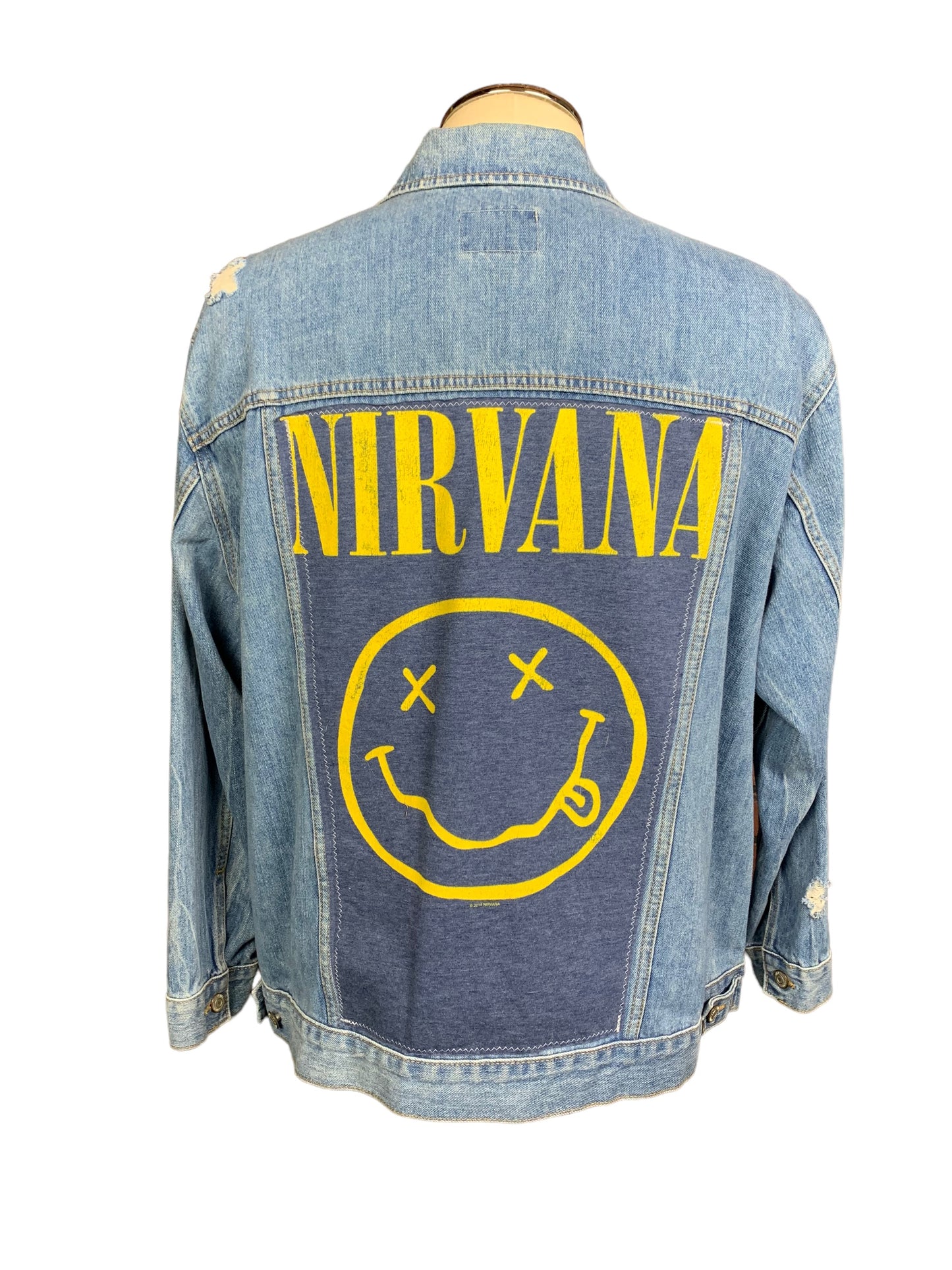 Nirvana Jean Jacket Custom Rework XXL