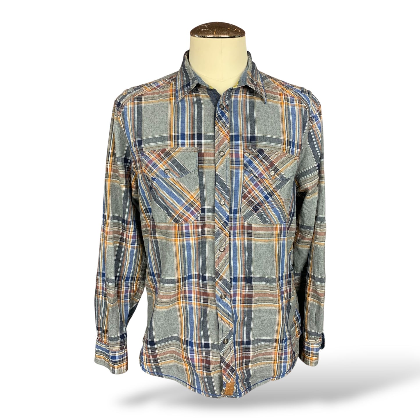 One Piece Button Down Shirt Custom Rework XL