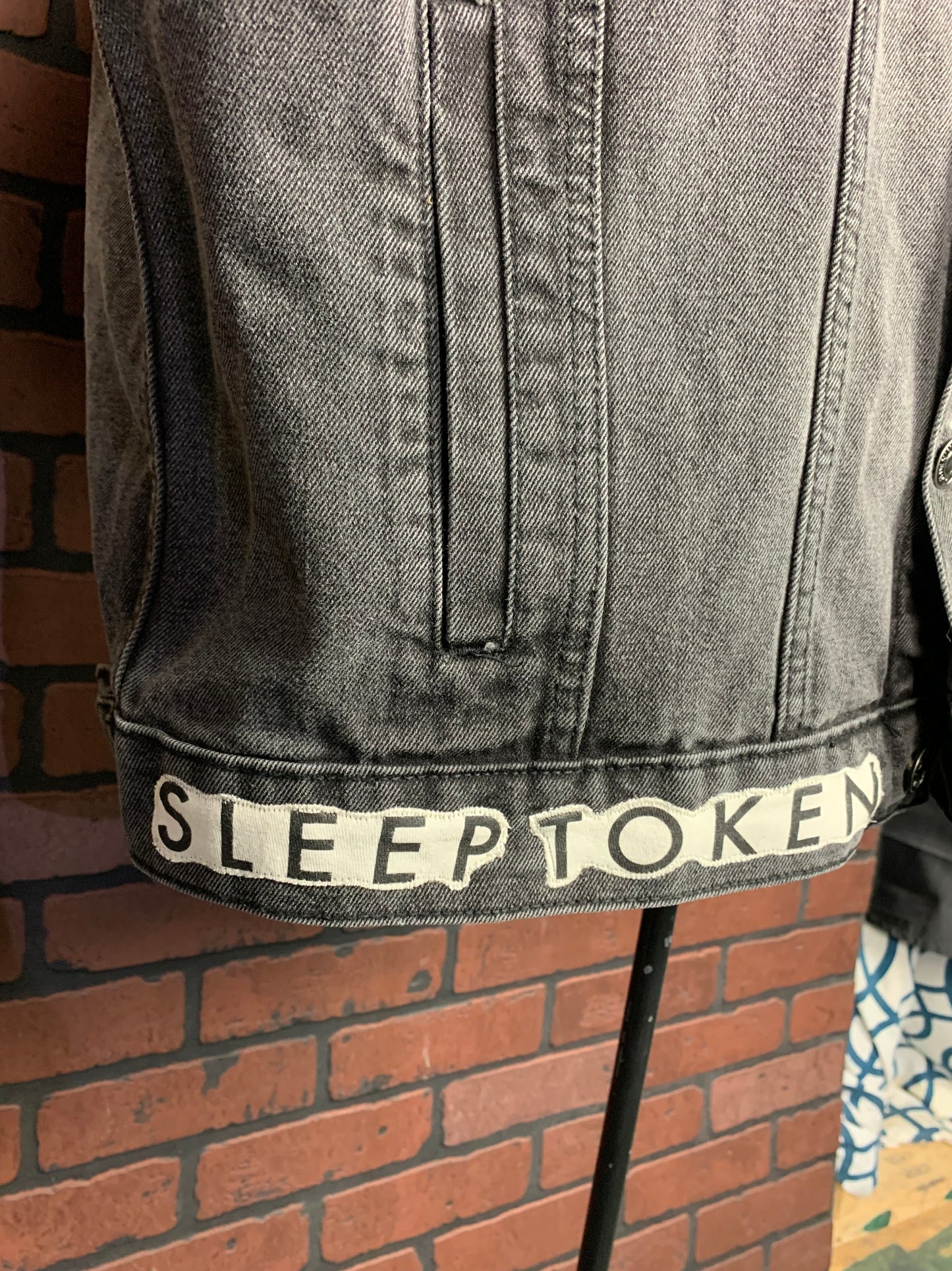 Sleep Token Jean Jacket Custom Rework XL II