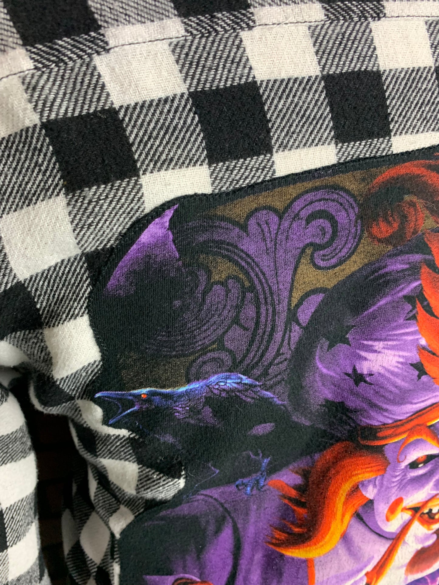 Insane Clown Posse Hooded Flannel Custom Rework 3xl