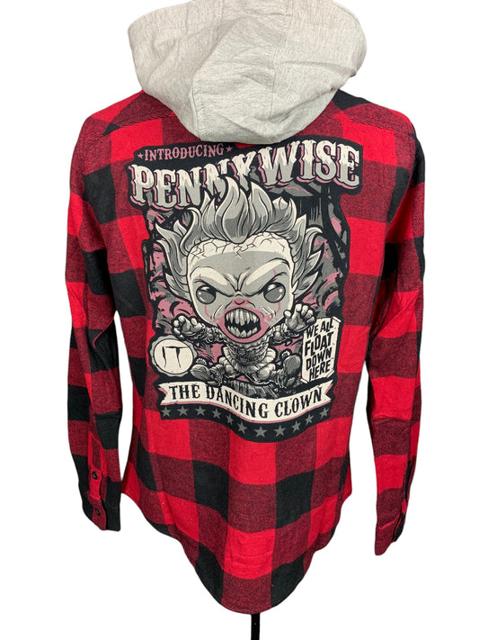 Pennywise Horror Flannel Custom Rework M