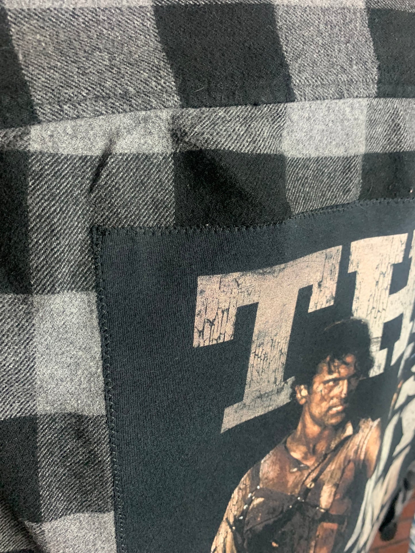 Army of Darkness Flannel Shirt Custom Rework Size XL