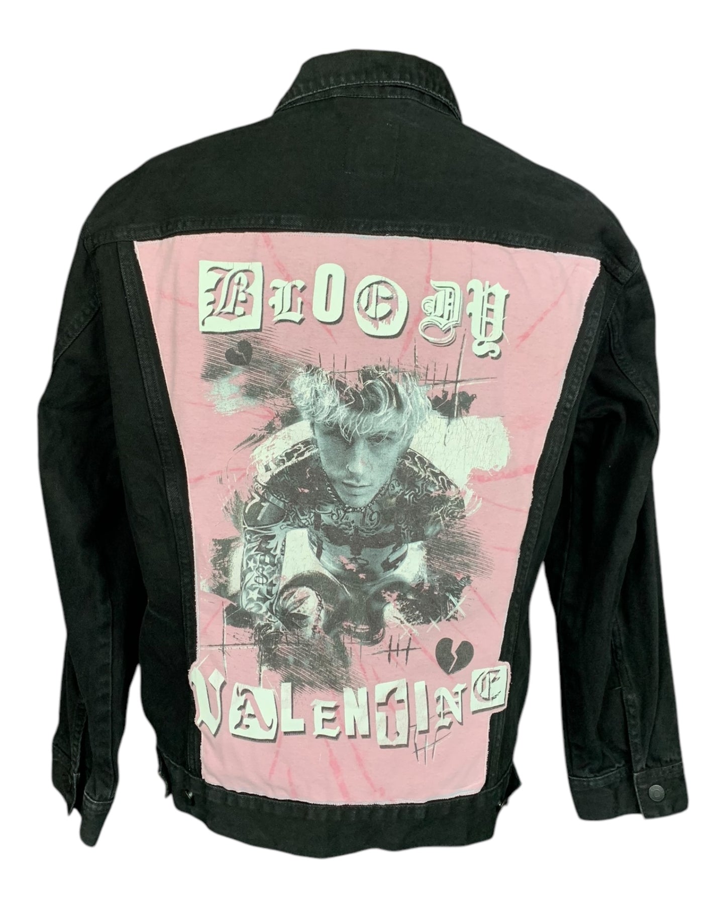 Machine Gun Kelly Jean Jacket Custom Rework L
