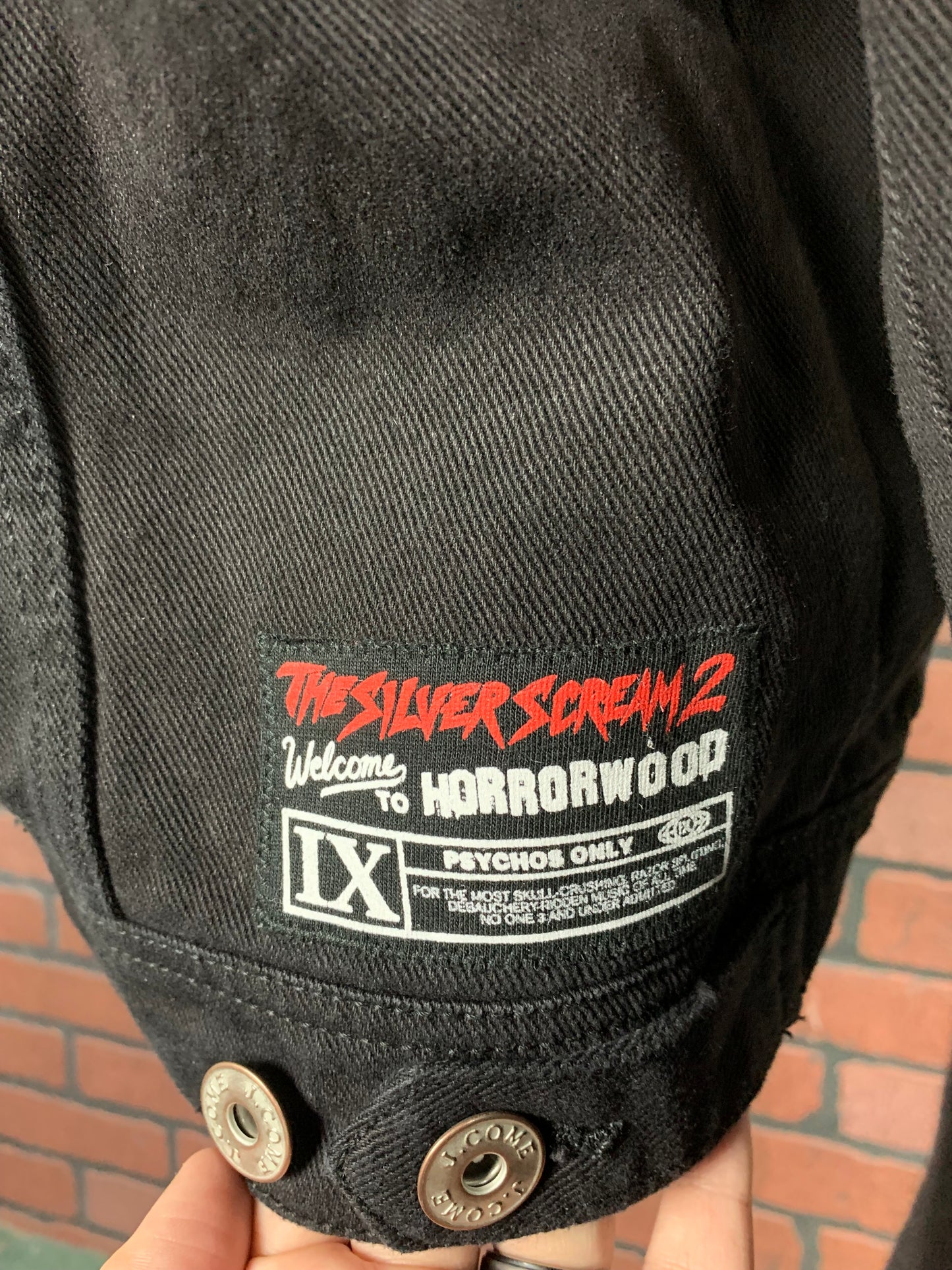 Ice Nine Kills Jean Jacket Custom Rework XL