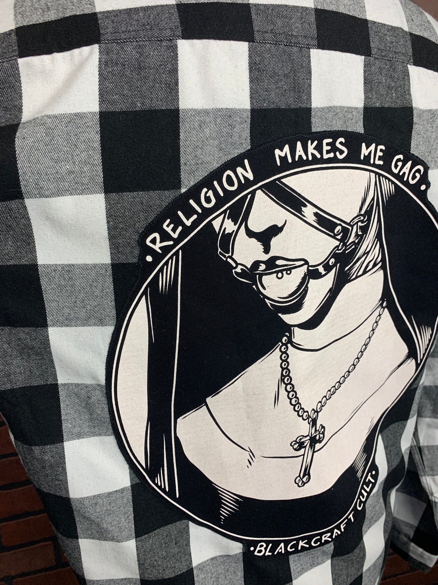 Blackcraft Cult Flannel Shirt Custom Rework XL