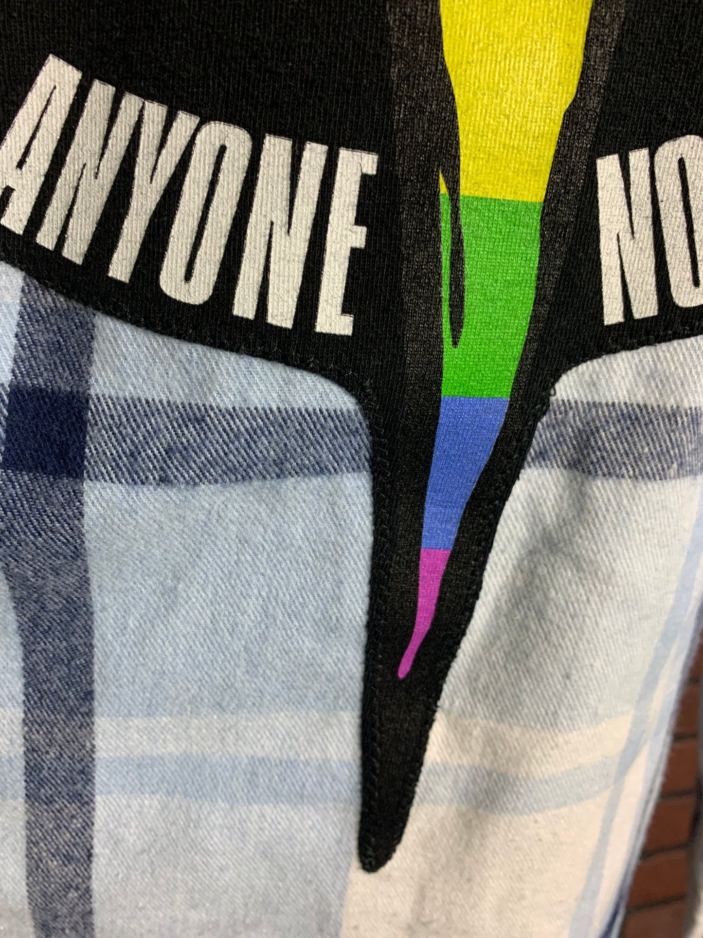 The Used Flannel Shirt Custom Rework L