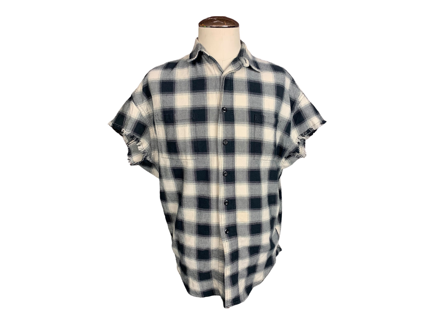 Insane Clown Posse Sleeveless Flannel Vest Custom Rework Medium (oversized)