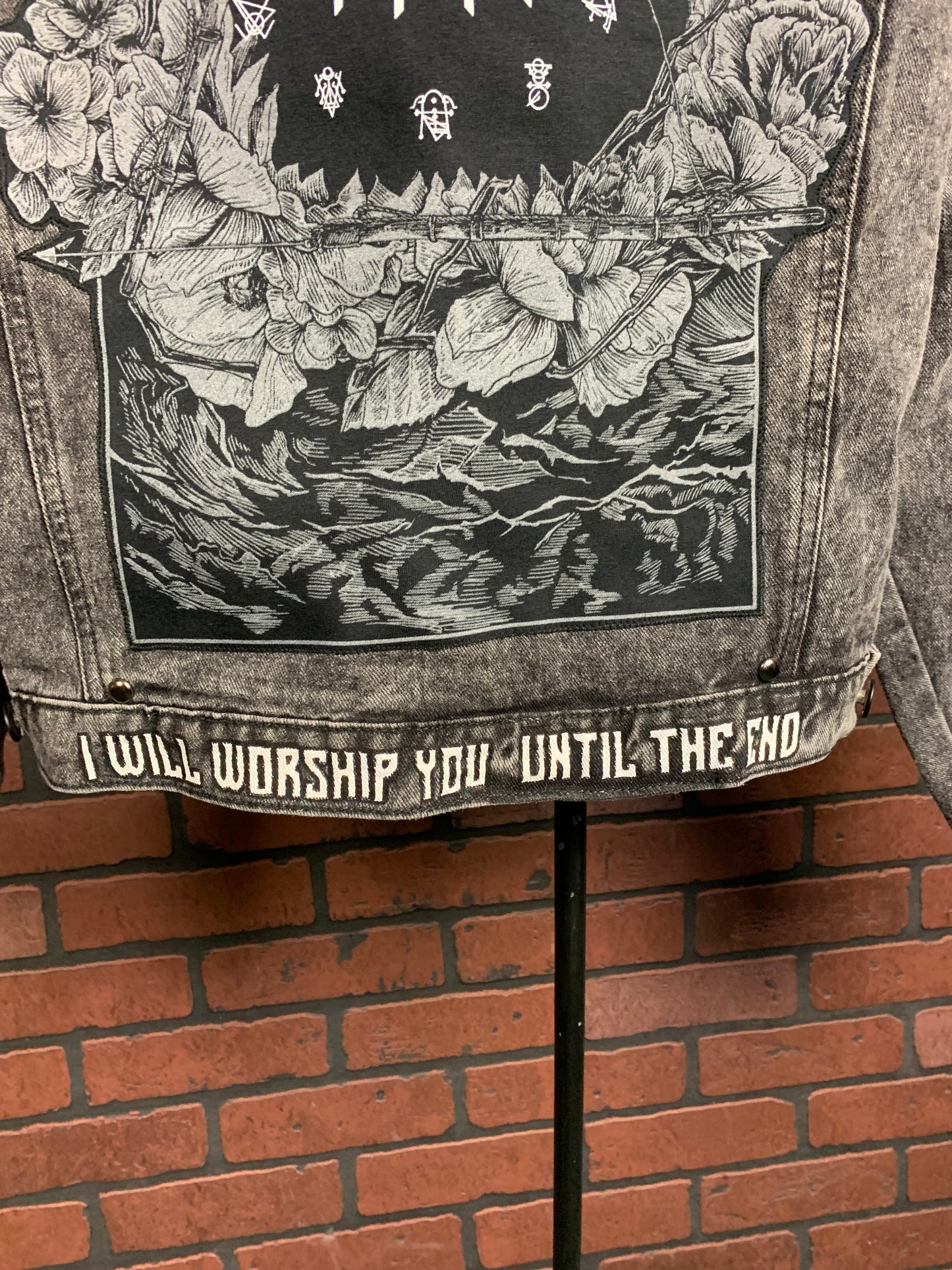 Sleep Token Jean Jacket Custom Rework XL I