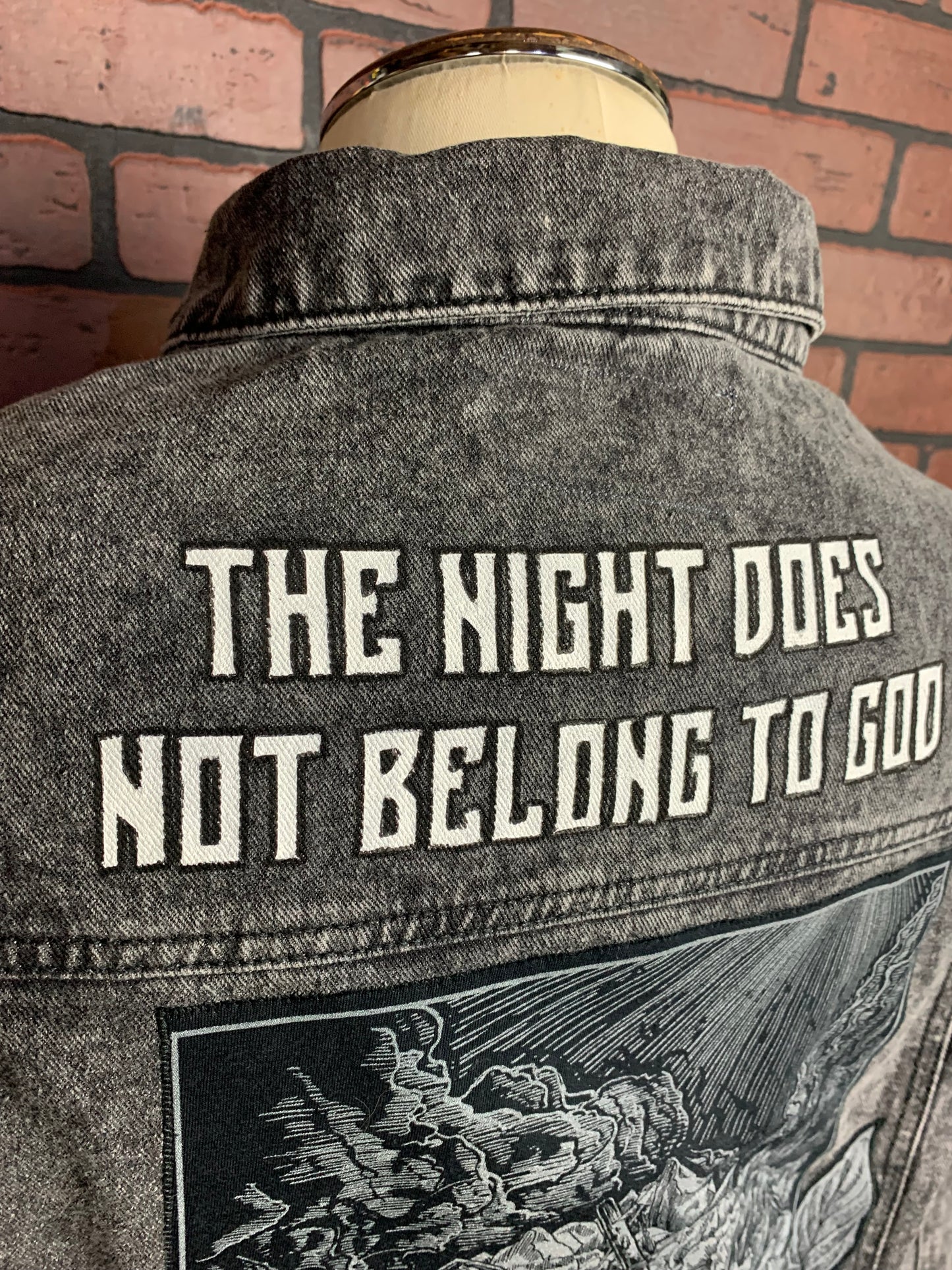 Sleep Token Jean Jacket Custom Rework XL I