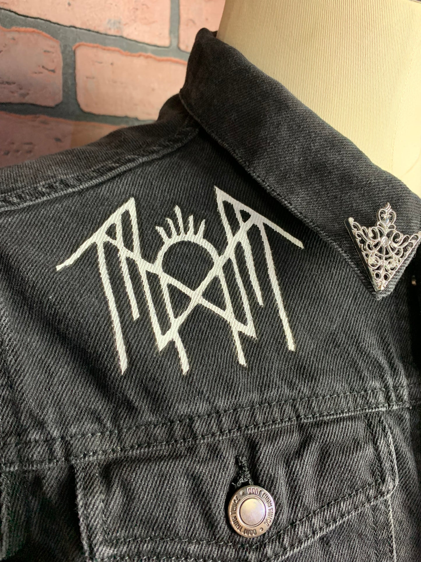 Sleep Token Jean Jacket Custom Rework Large III