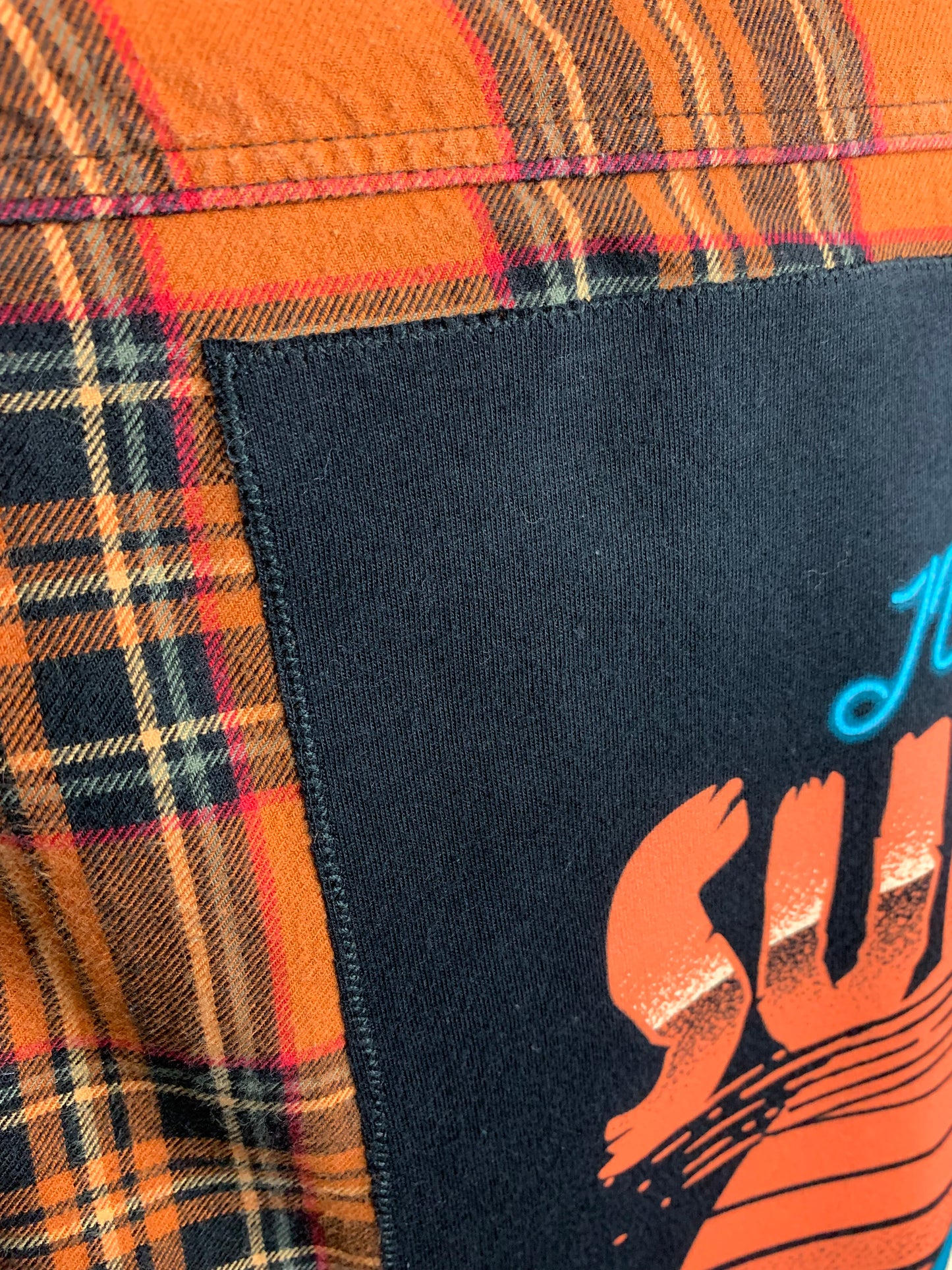 The Offspring Flannel Shirt Custom Rework XL