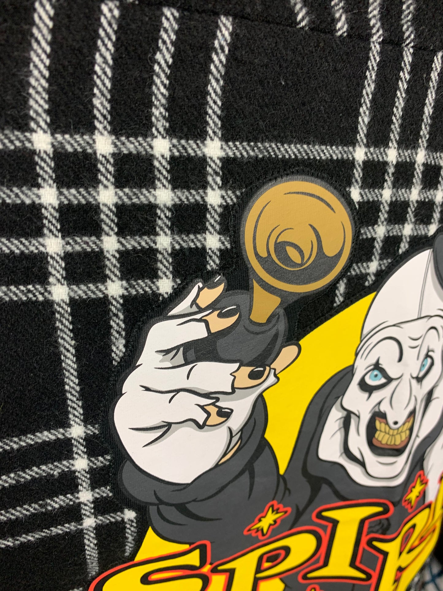 Spirit x Terrifier Flannel Shirt Custom Rework Size Large