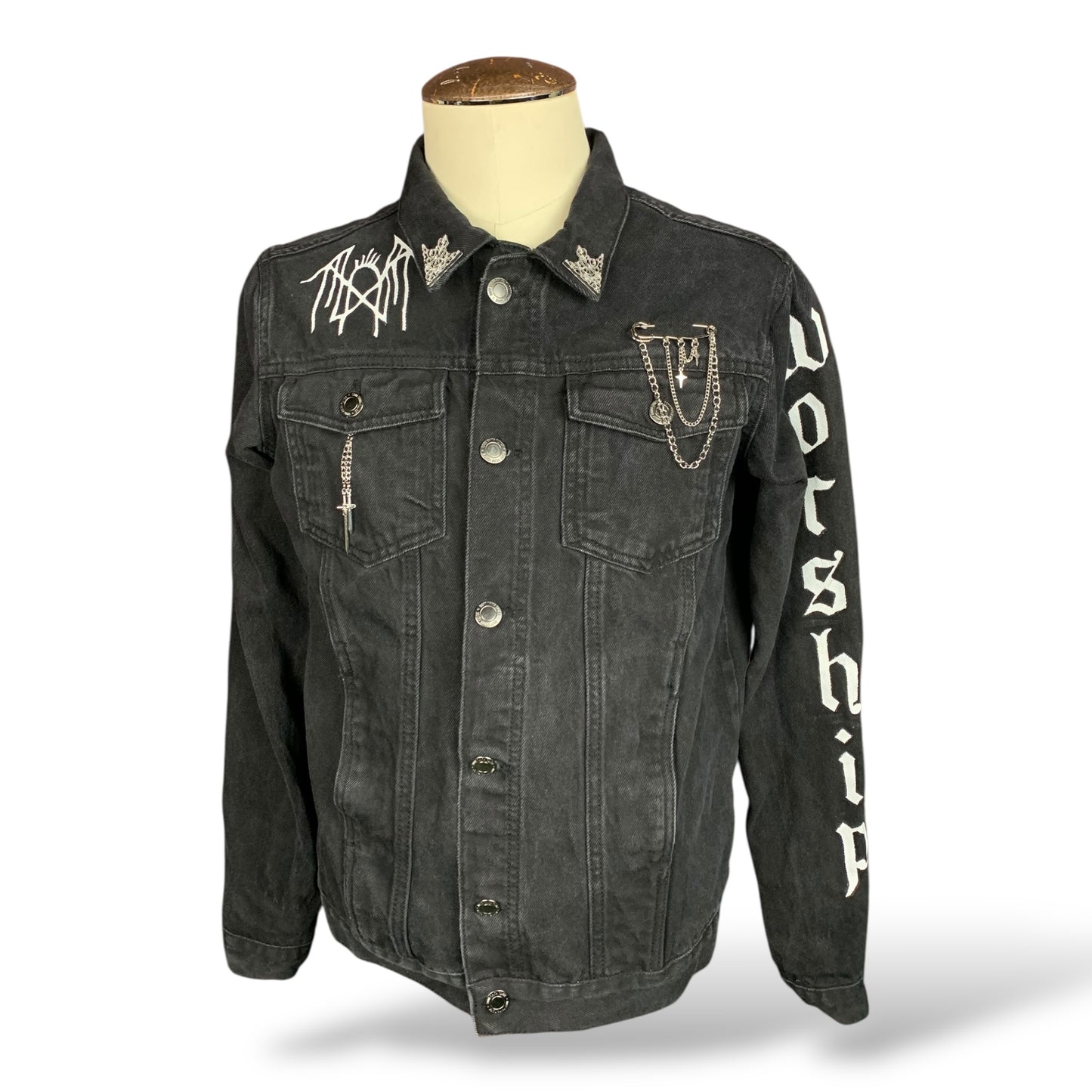 Sleep Token Jean Jacket Custom Rework Large III