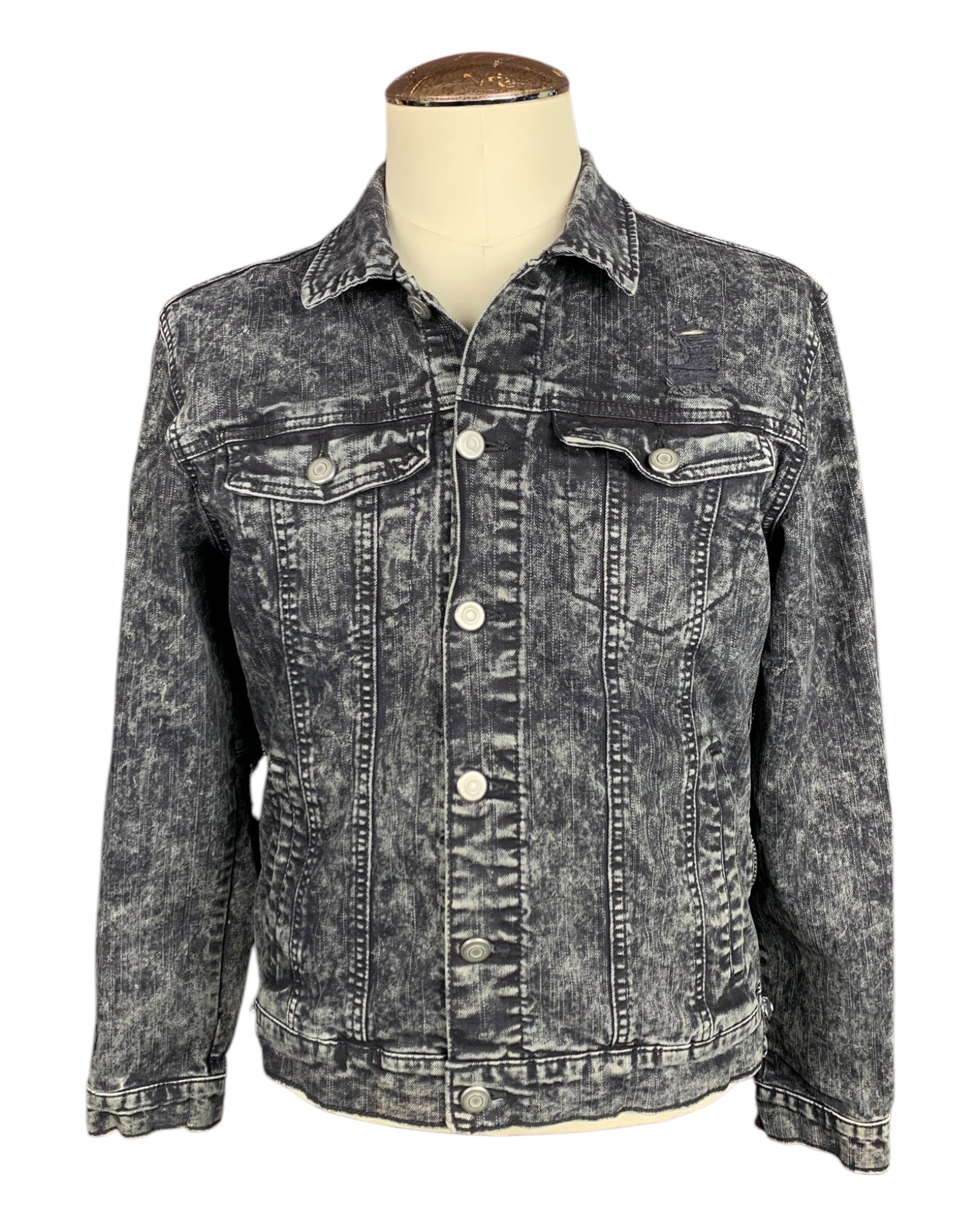 Pierce the Veil Denim Jean Jacket Custom Rework Size Small