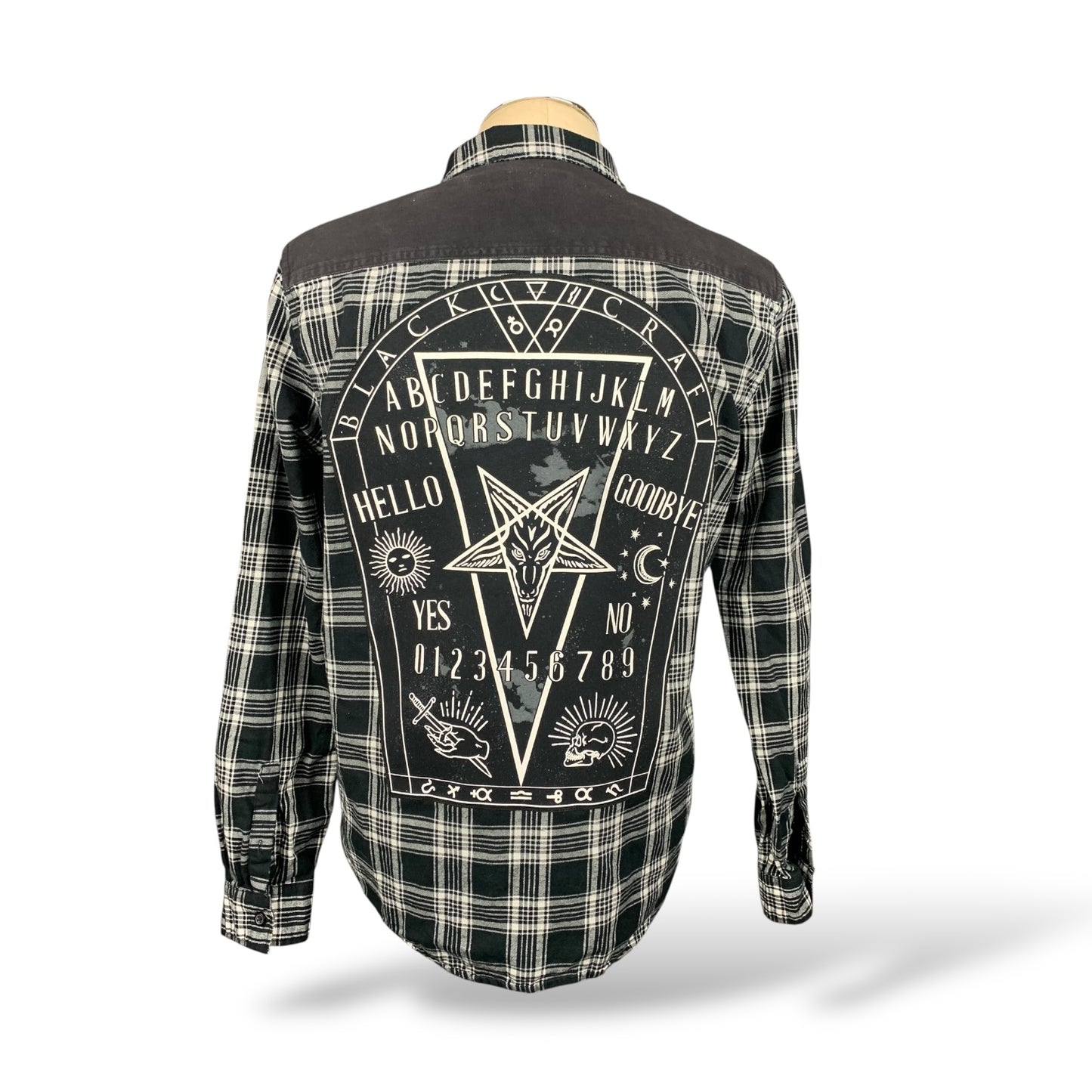 Blackcraft Cult Plaid Button Down Shirt Custom Rework Large
