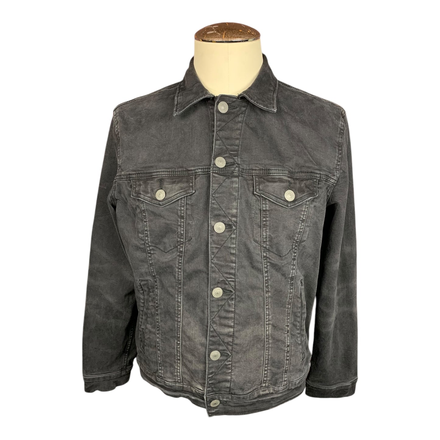 No Justice, No Peace Malcolm X Denim Jacket Custom Rework Size Large