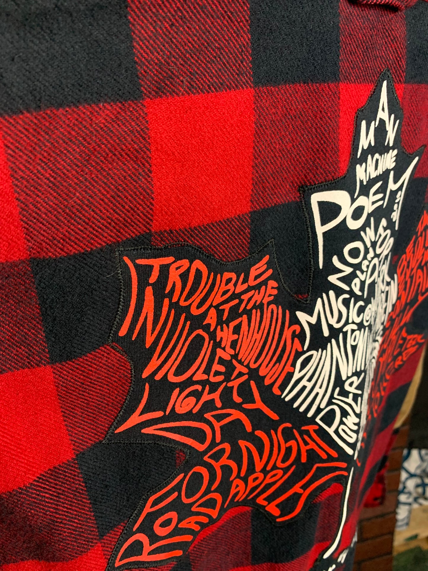 The Tragically Hip Flannel Shirt Custom Rework Large