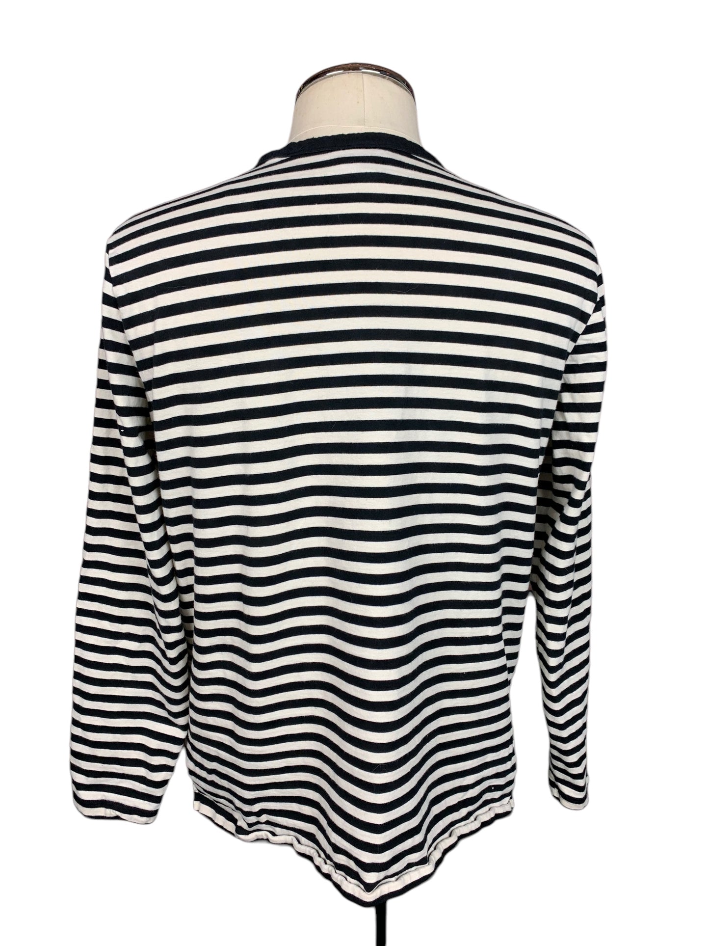 Blink 182 Striped Long Sleeve Shirt Custom Rework L