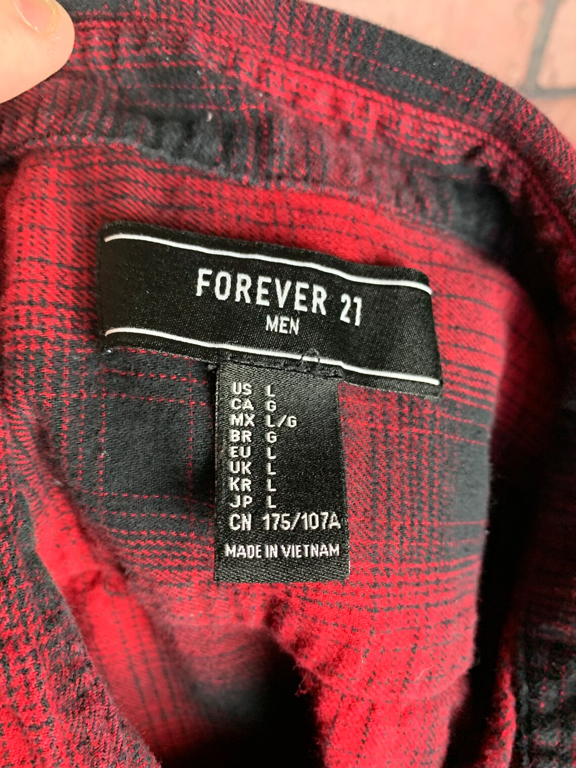 Iron Maiden "Number of the Beast" Flannel Shirt Custom Rework Large