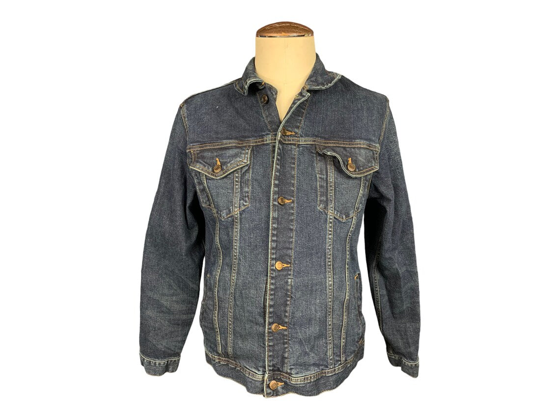 the Rolling Stones Jean Jacket Custom Rework M