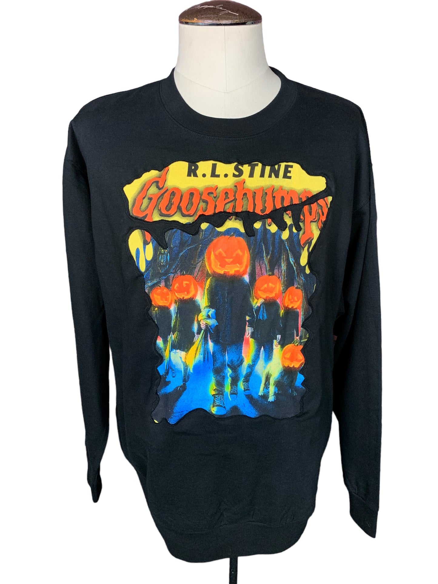 Goosebumps Crewneck Sweater Custom Rework XL