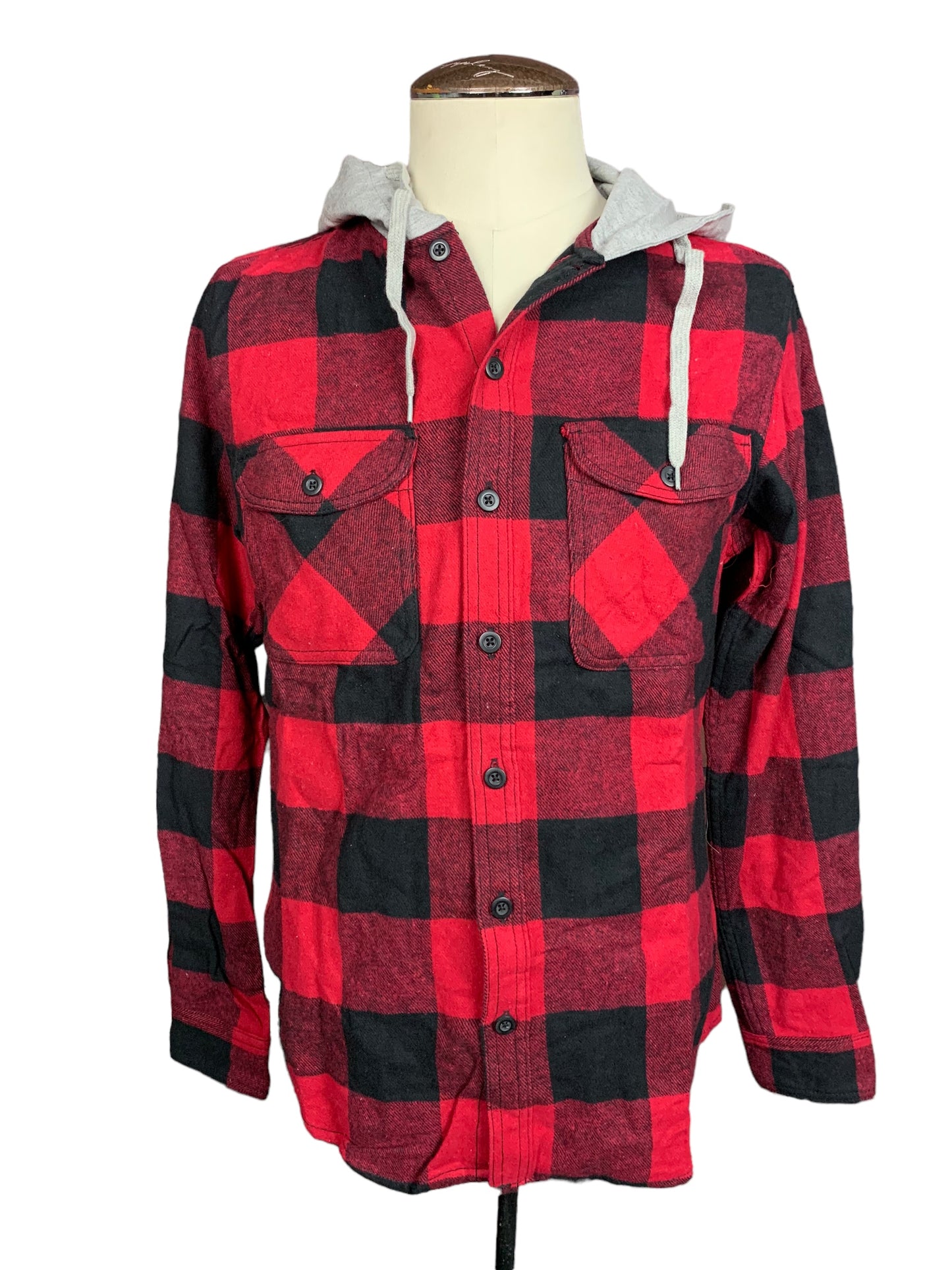 My Chemical Romance Hooded Flannel Shirt Custom Rework M