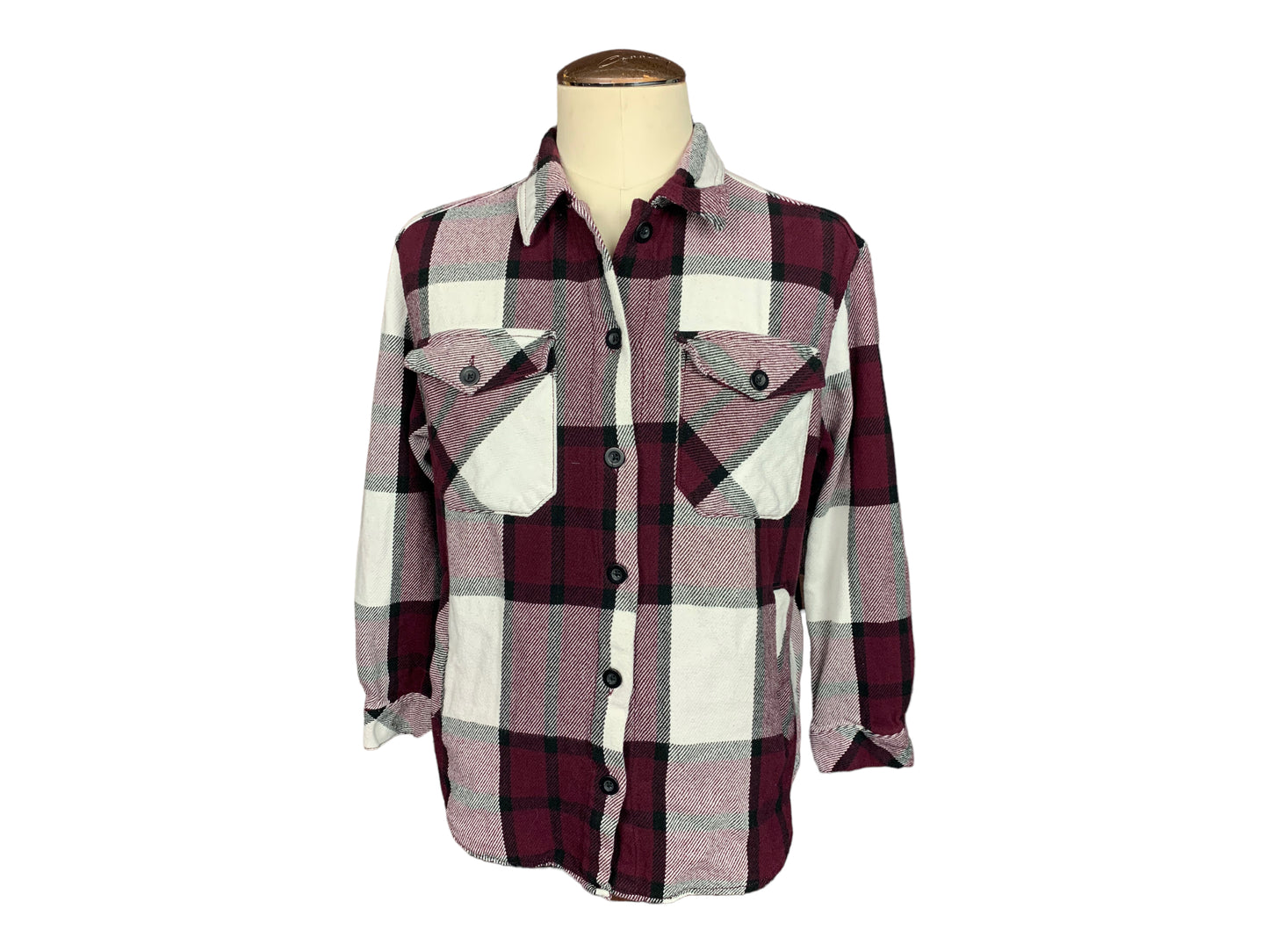 Elf Flannel Shirt Custom Rework Ladies Xl