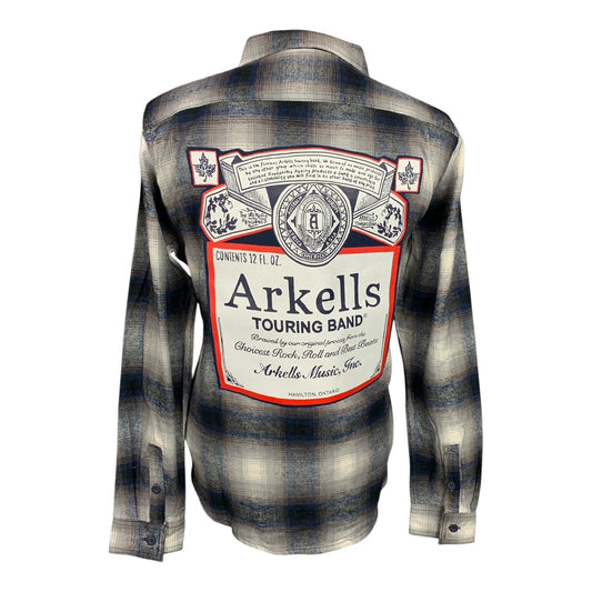 Arkells Flannel Shirt Custom Rework Large