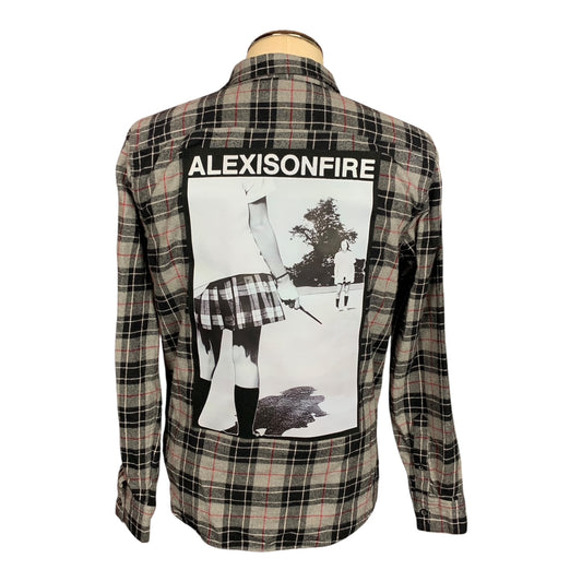 Alexisonfire Flannel Shirt Custom Rework Large