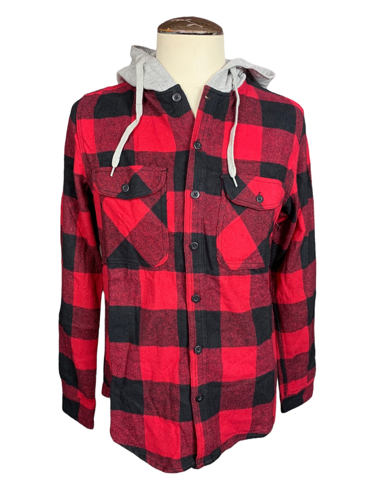 My Chemical Romance Hooded Flannel Shirt Custom Rework M