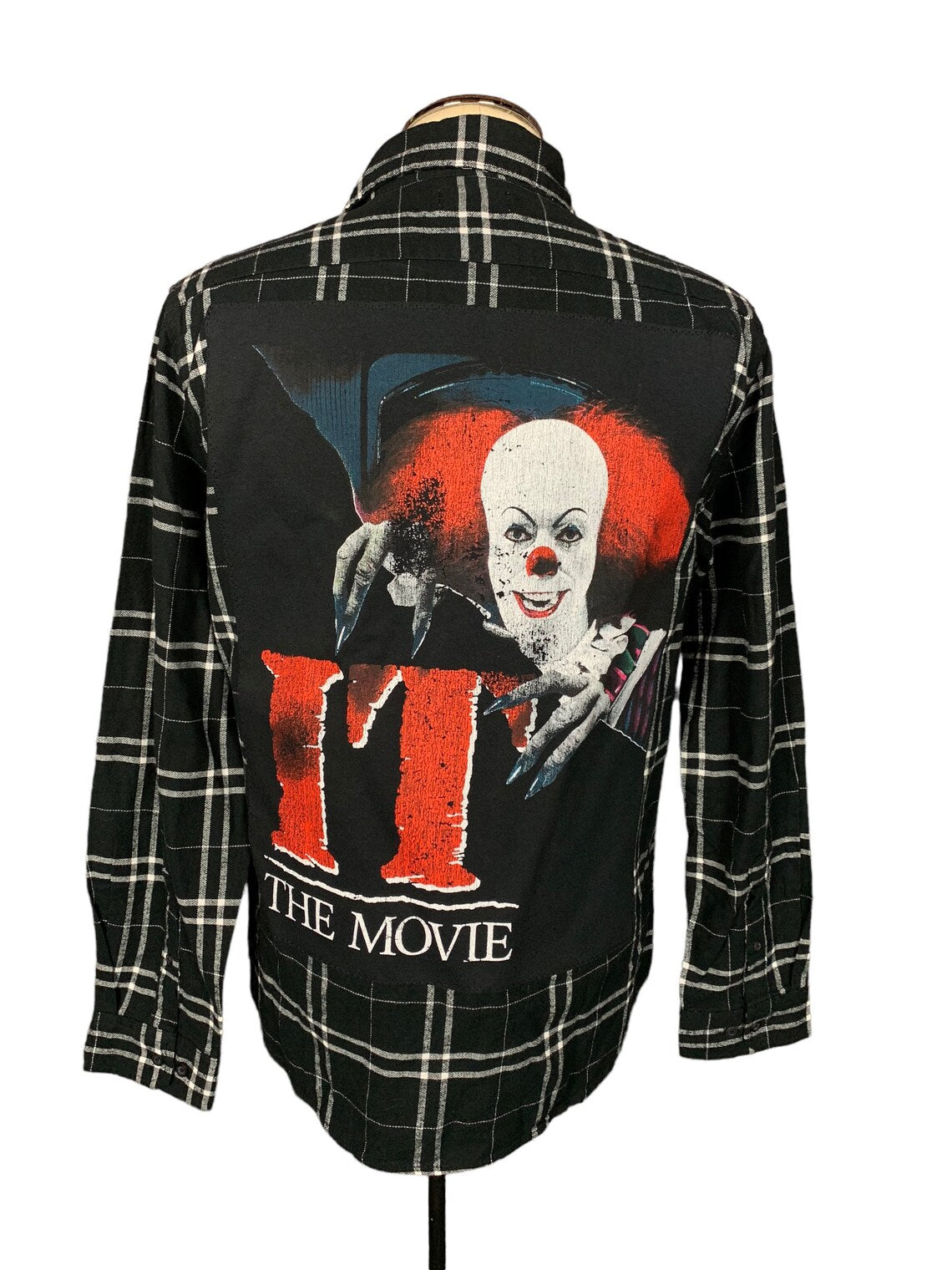 IT The Movie Flannel Custom Rework L