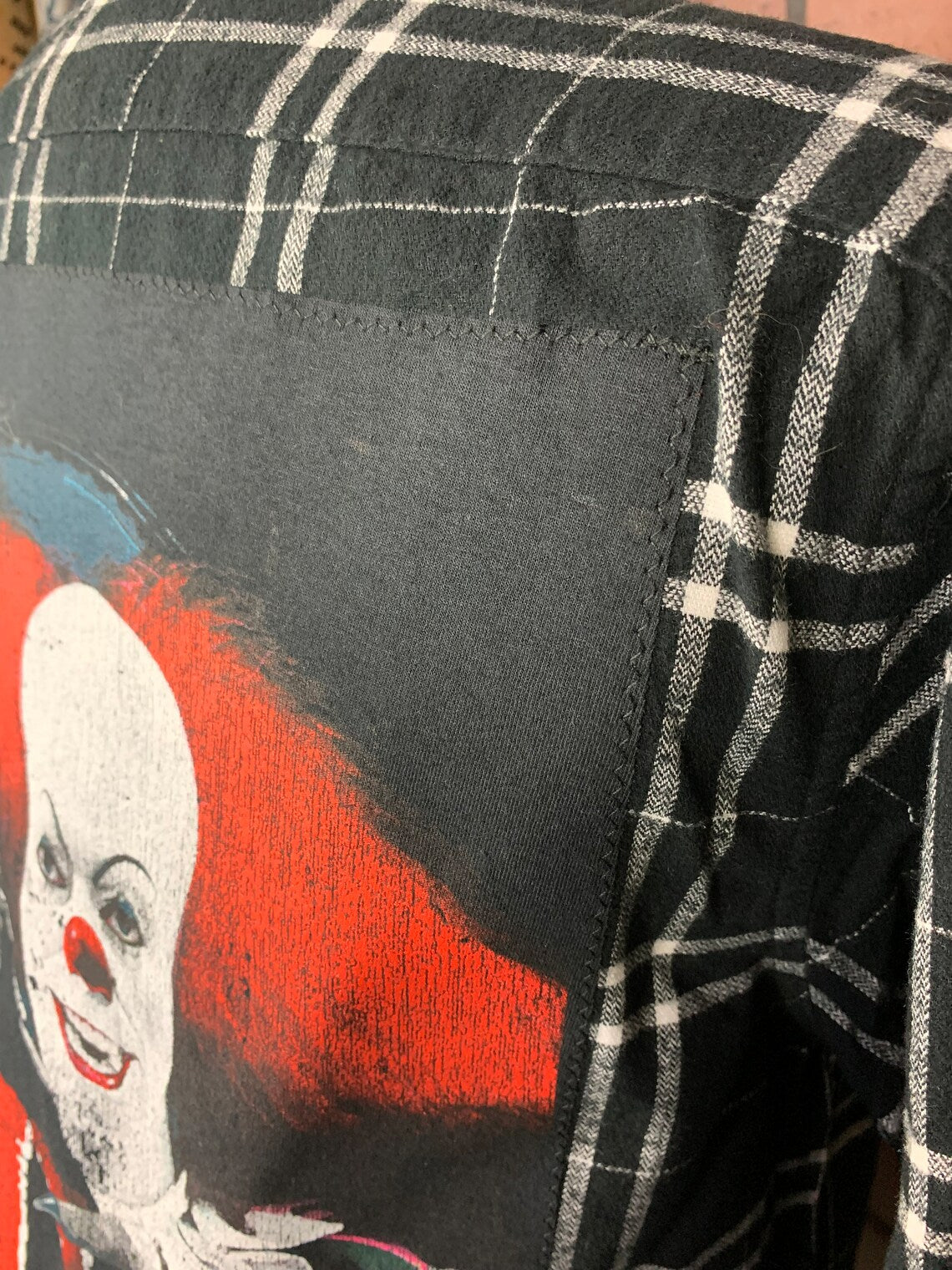 IT The Movie Flannel Custom Rework L