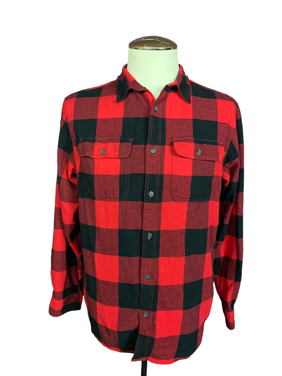 Ghostface Lets Watch Scary Movies Flannel Shirt Custom Rework L