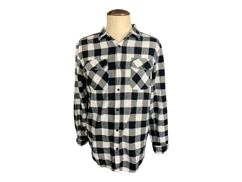 Machine Gun Kelly Lace Up Flannel Shirt Custom Rework Large