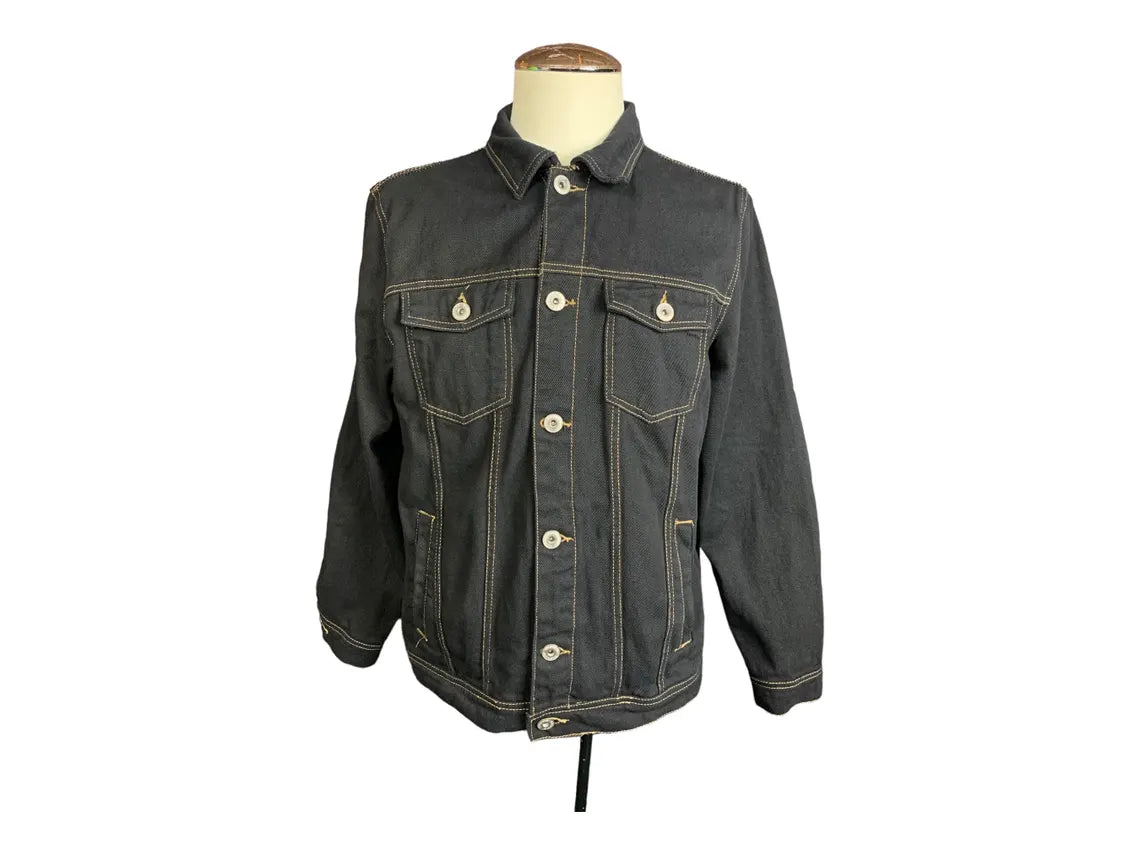 Rob Zombie Denim Jean Jacket Custom Rework Large