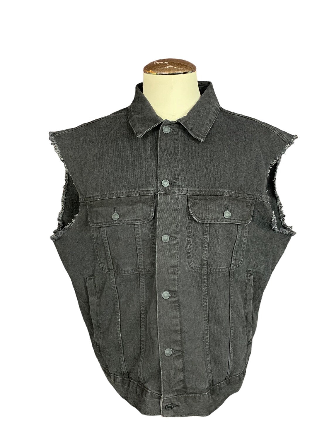The Undertaker Denim Vest Custom Rework XL
