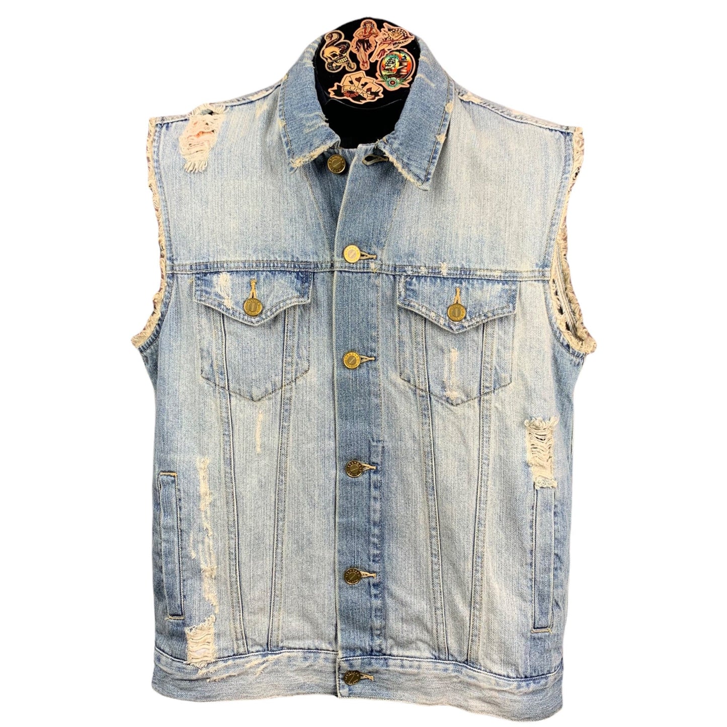 Florida Georgia Line Jean Vest Custom Rework