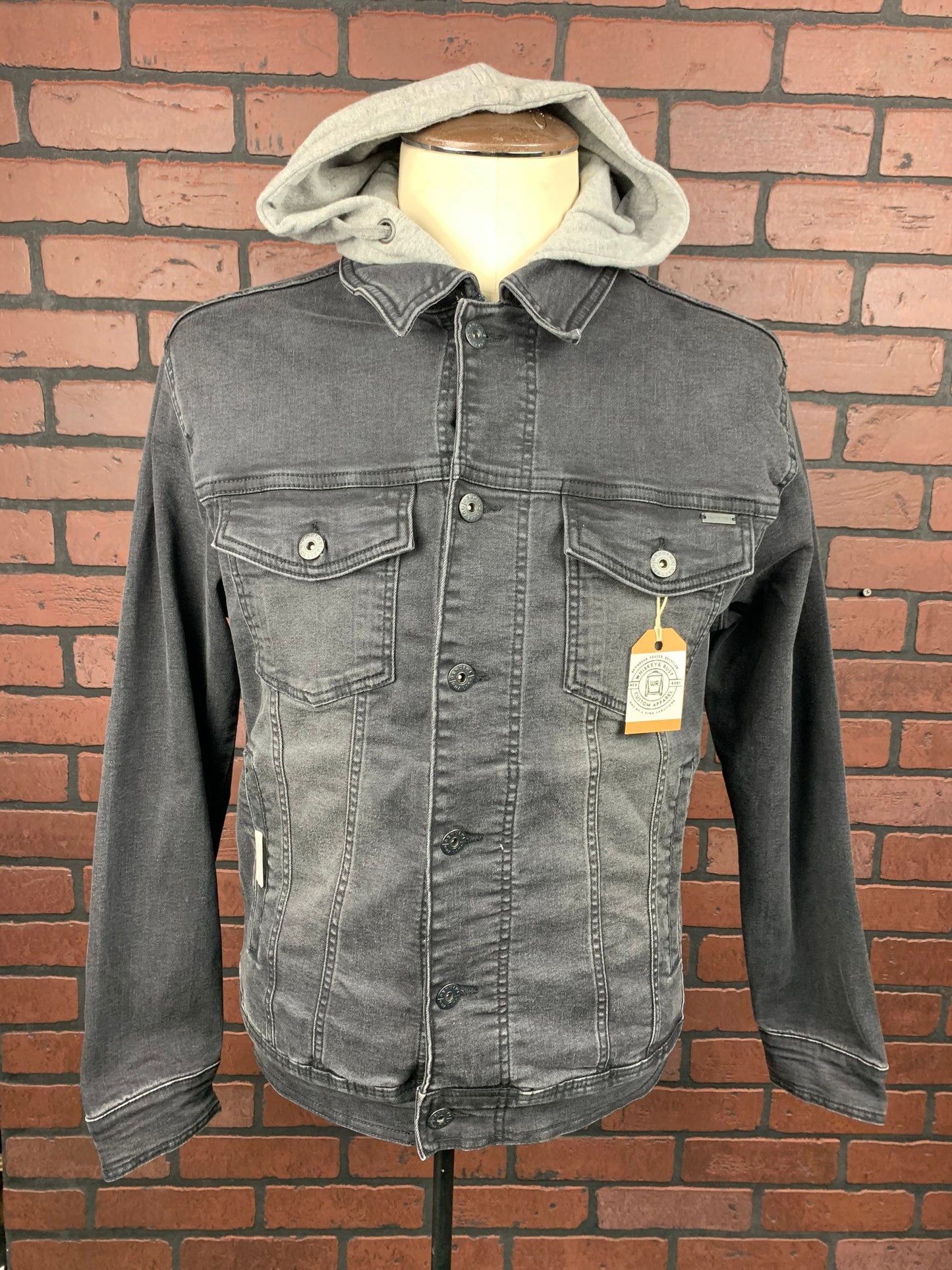 The Witcher Hooded Jean Jacket Custom Rework