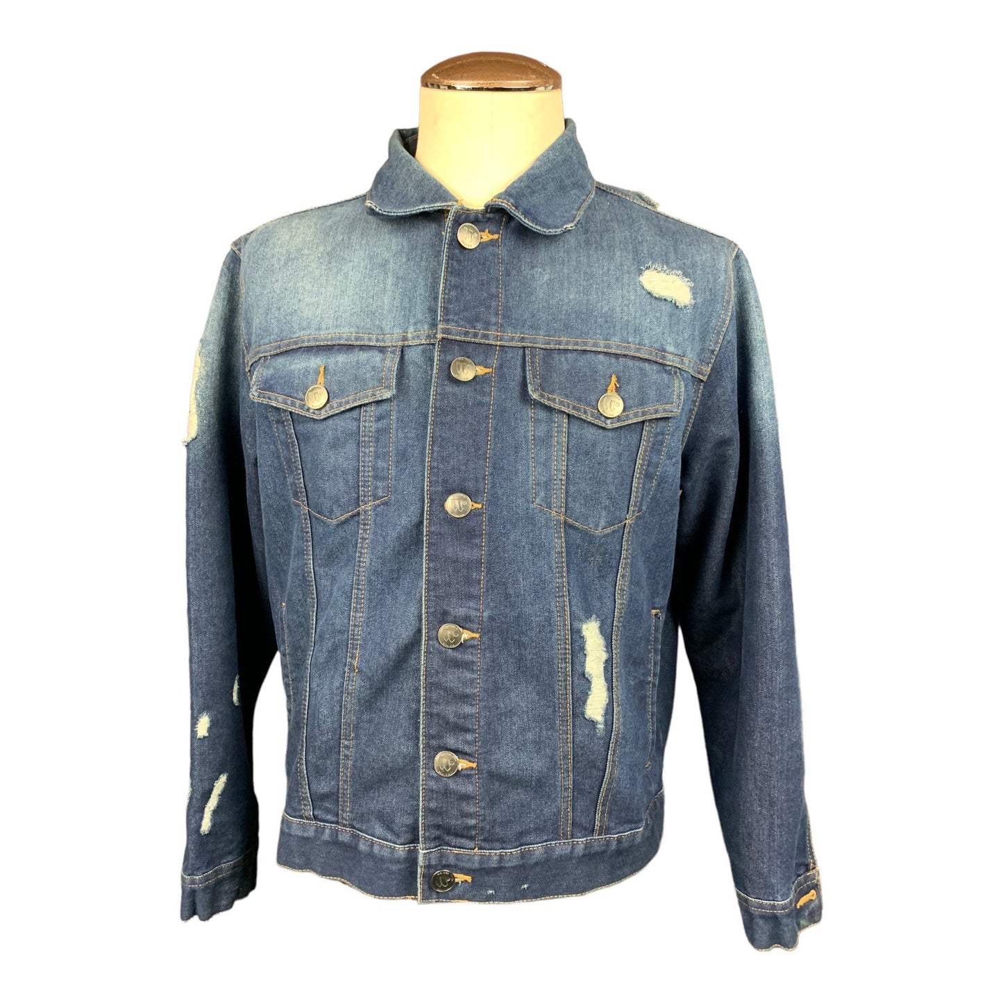 Iron Maiden Jean Jacket Custom Rework M